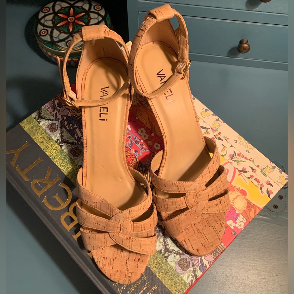 Vaneli Cork Sandals